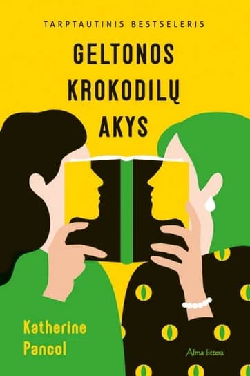 Geltonos krokodilų akys