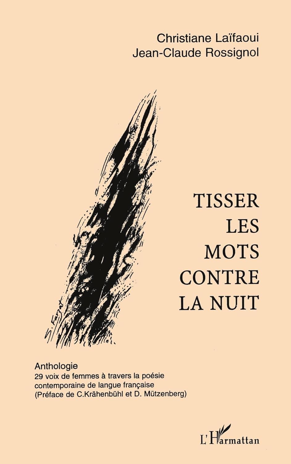 Tisser les mots contre la nuit cover