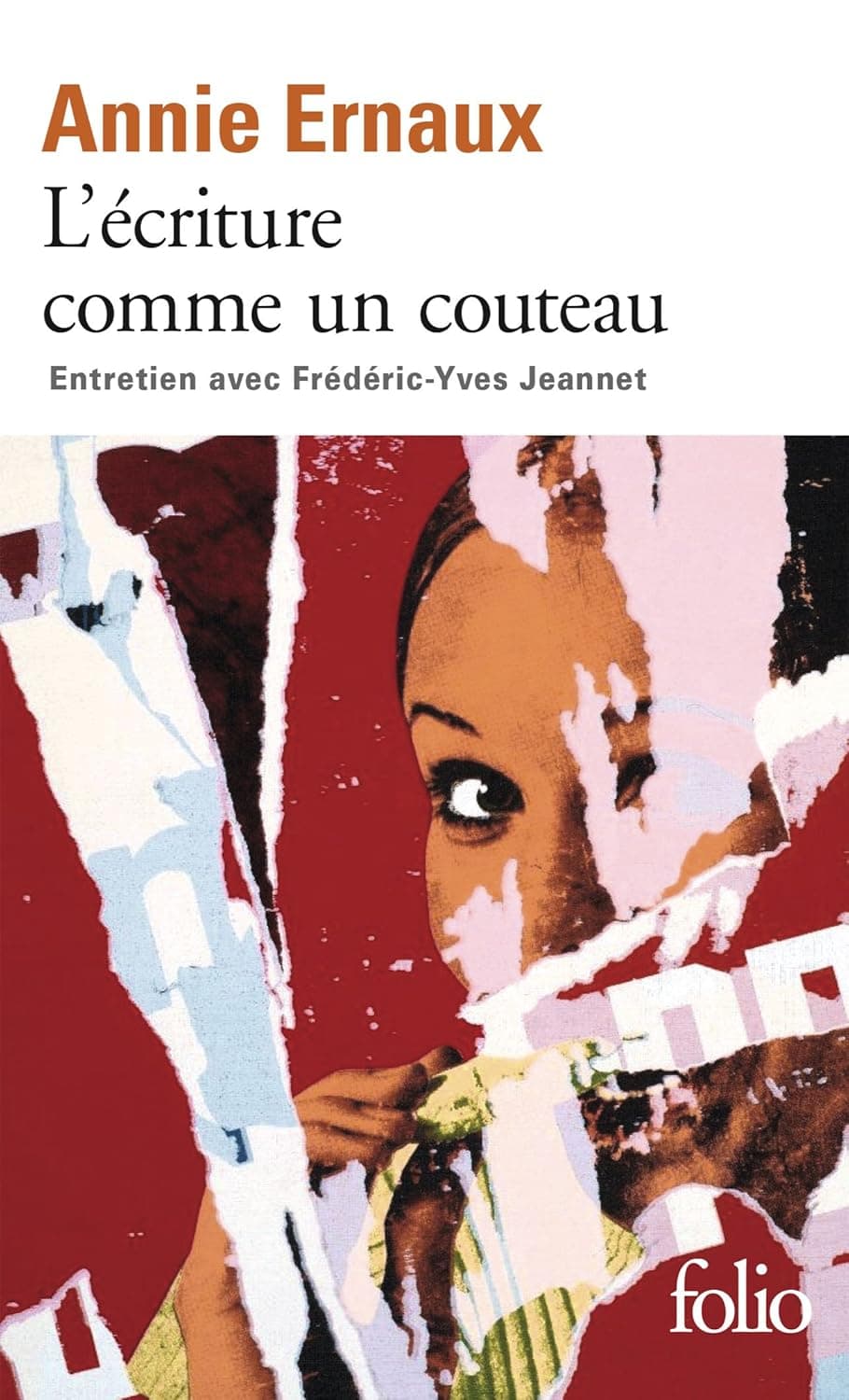 L'écriture comme un couteau cover