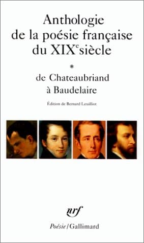 Couverture de Anthologie de la poésie française du XIXe siècle.