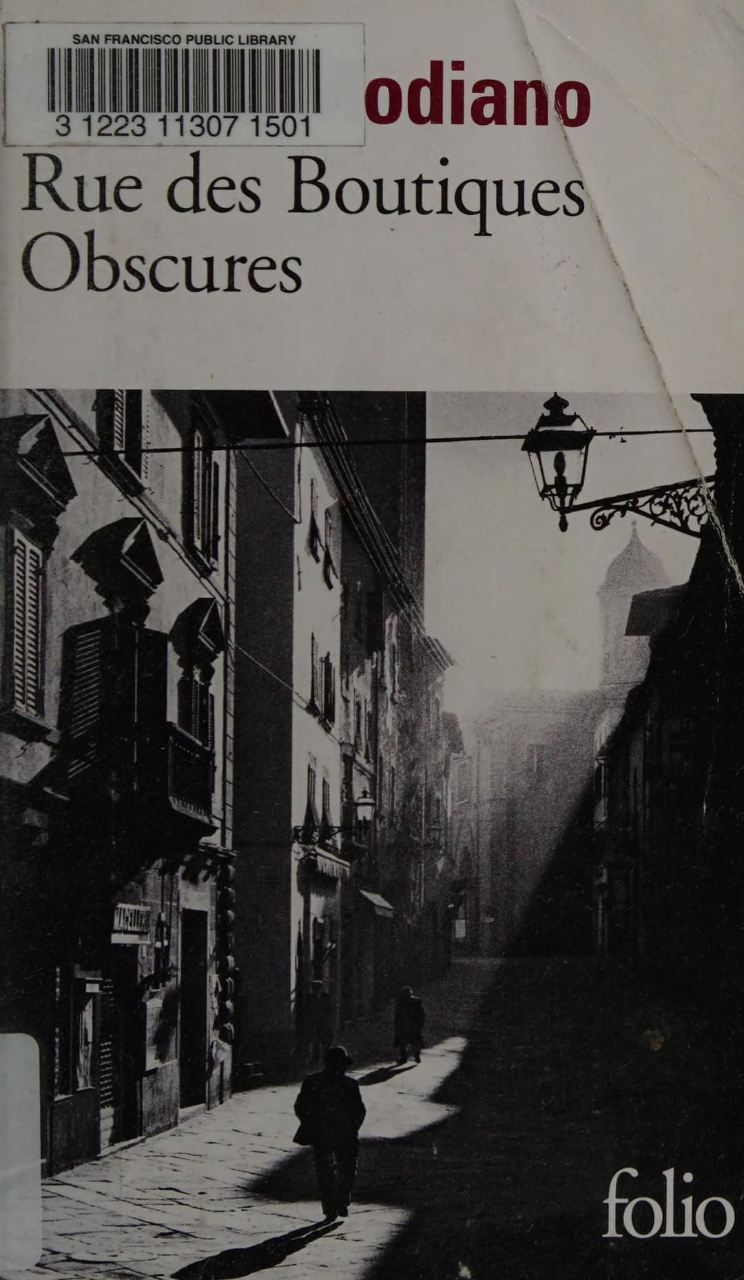 Couverture de Rue des boutiques obscures