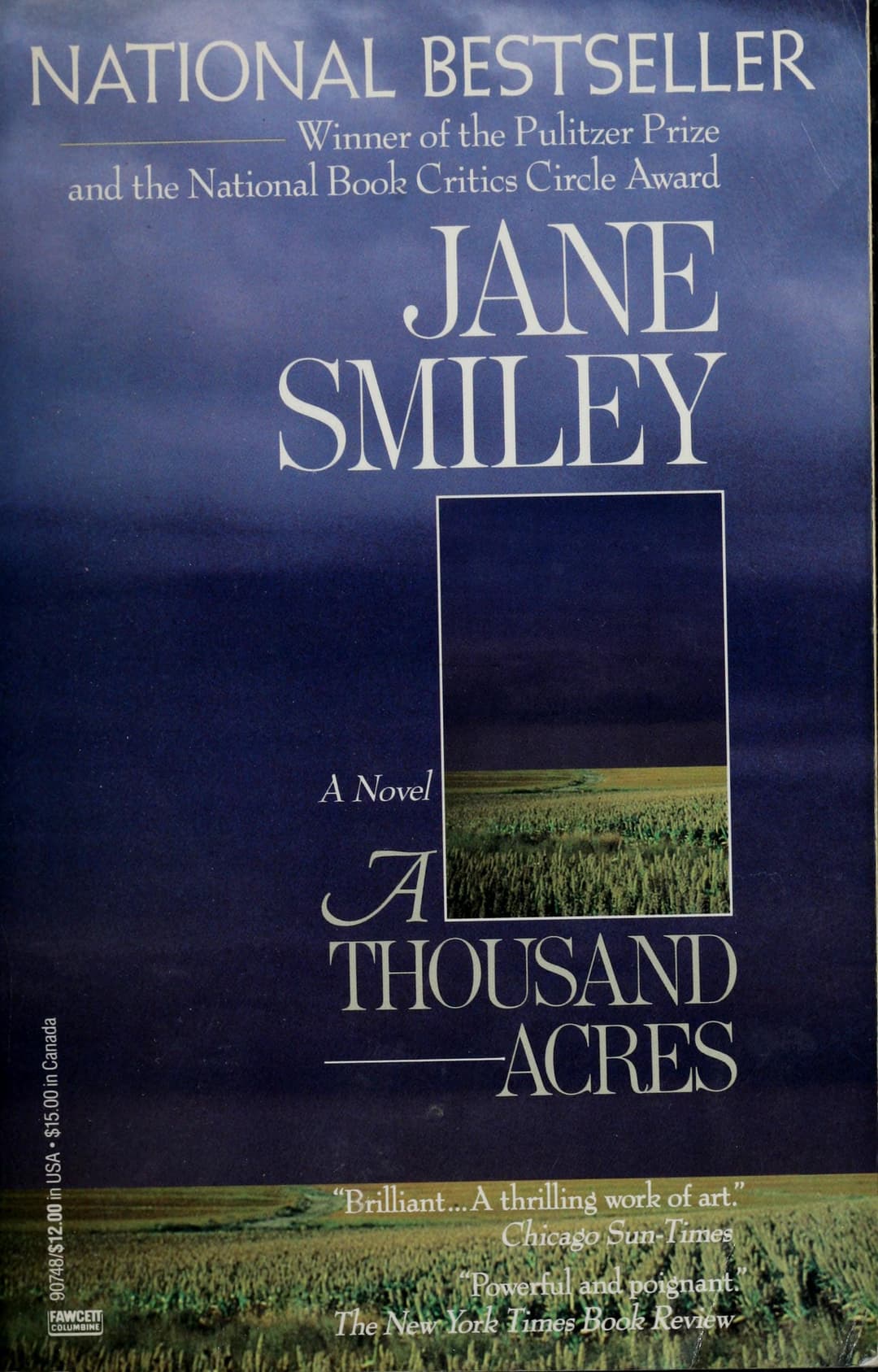 Couverture de A thousand acres: a novel