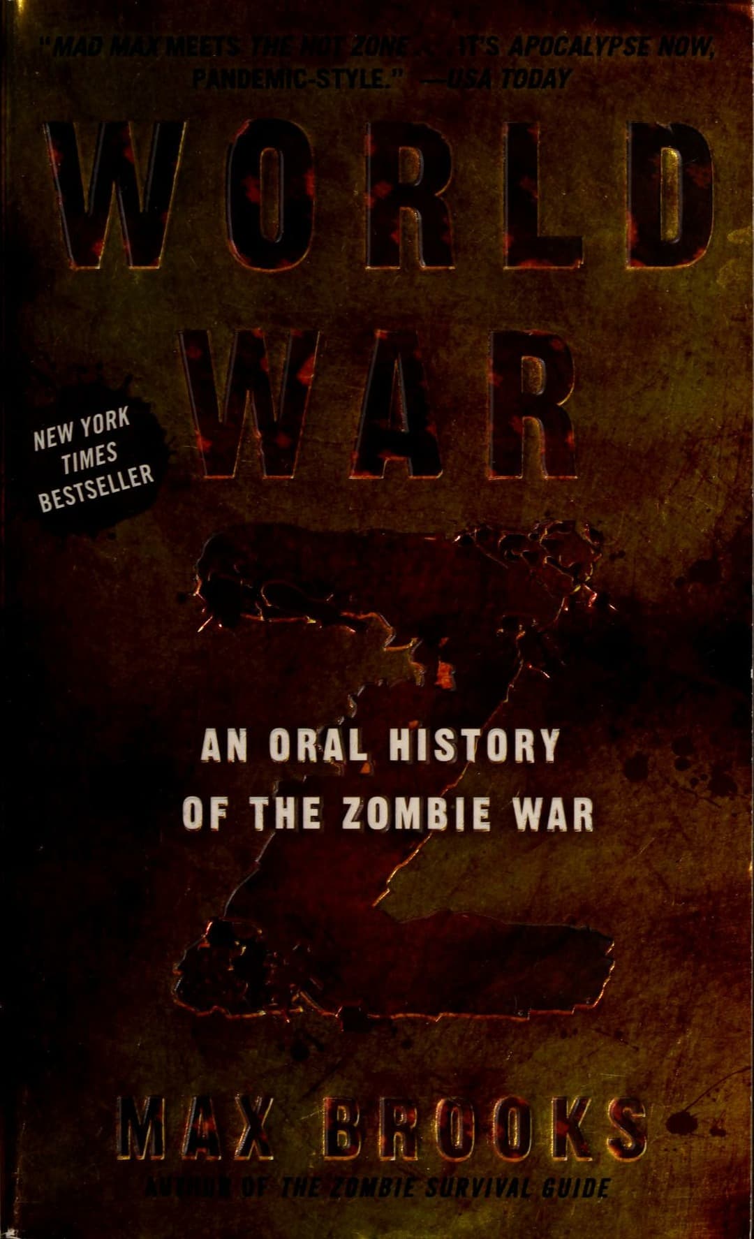 Couverture de World War Z: An Oral History of the Zombie War