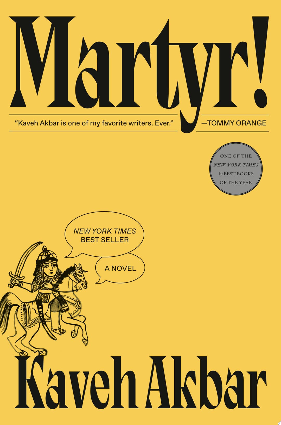 Couverture de Martyr! A novel