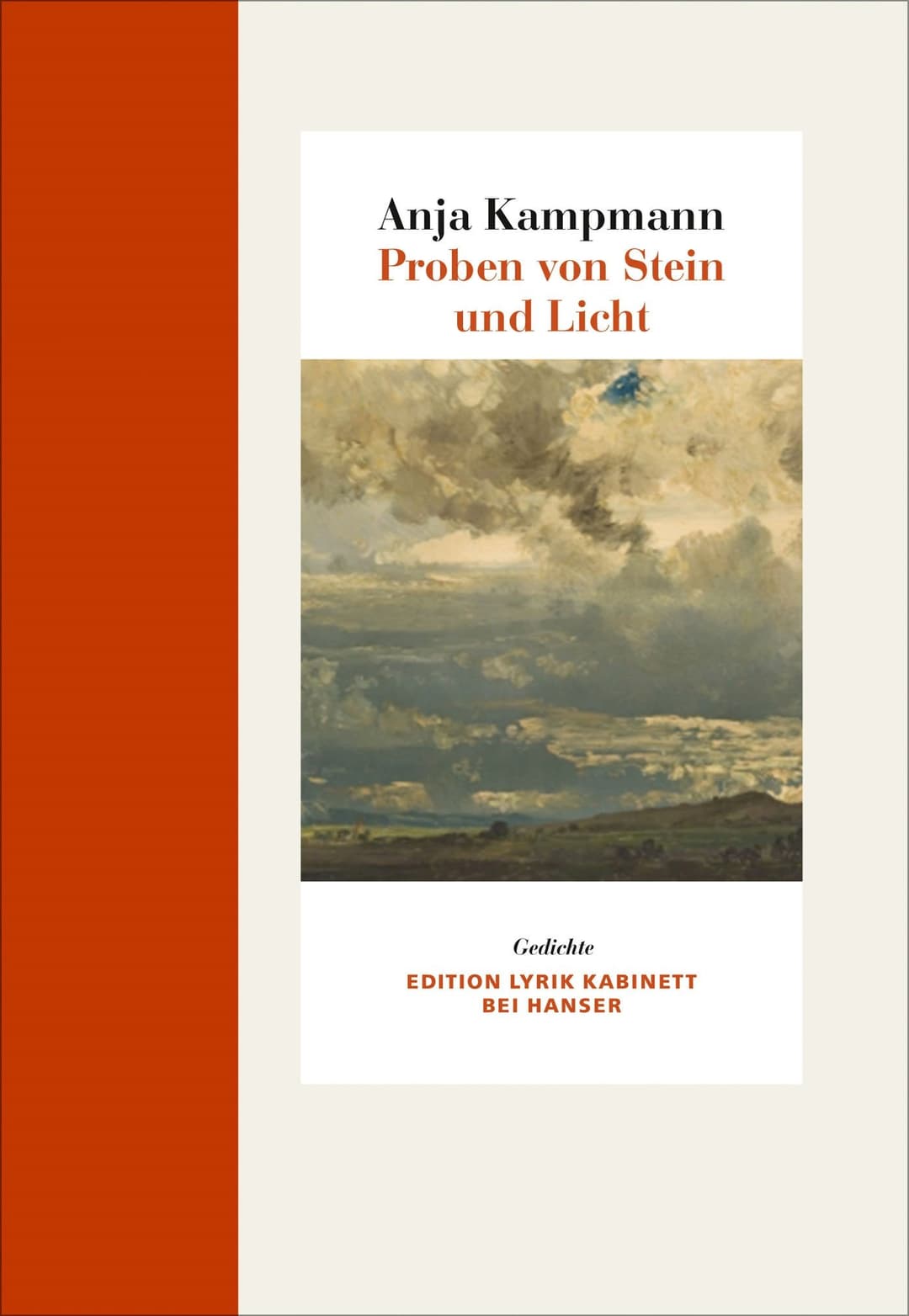 Couverture de Proben von Stein und Licht Gedichte