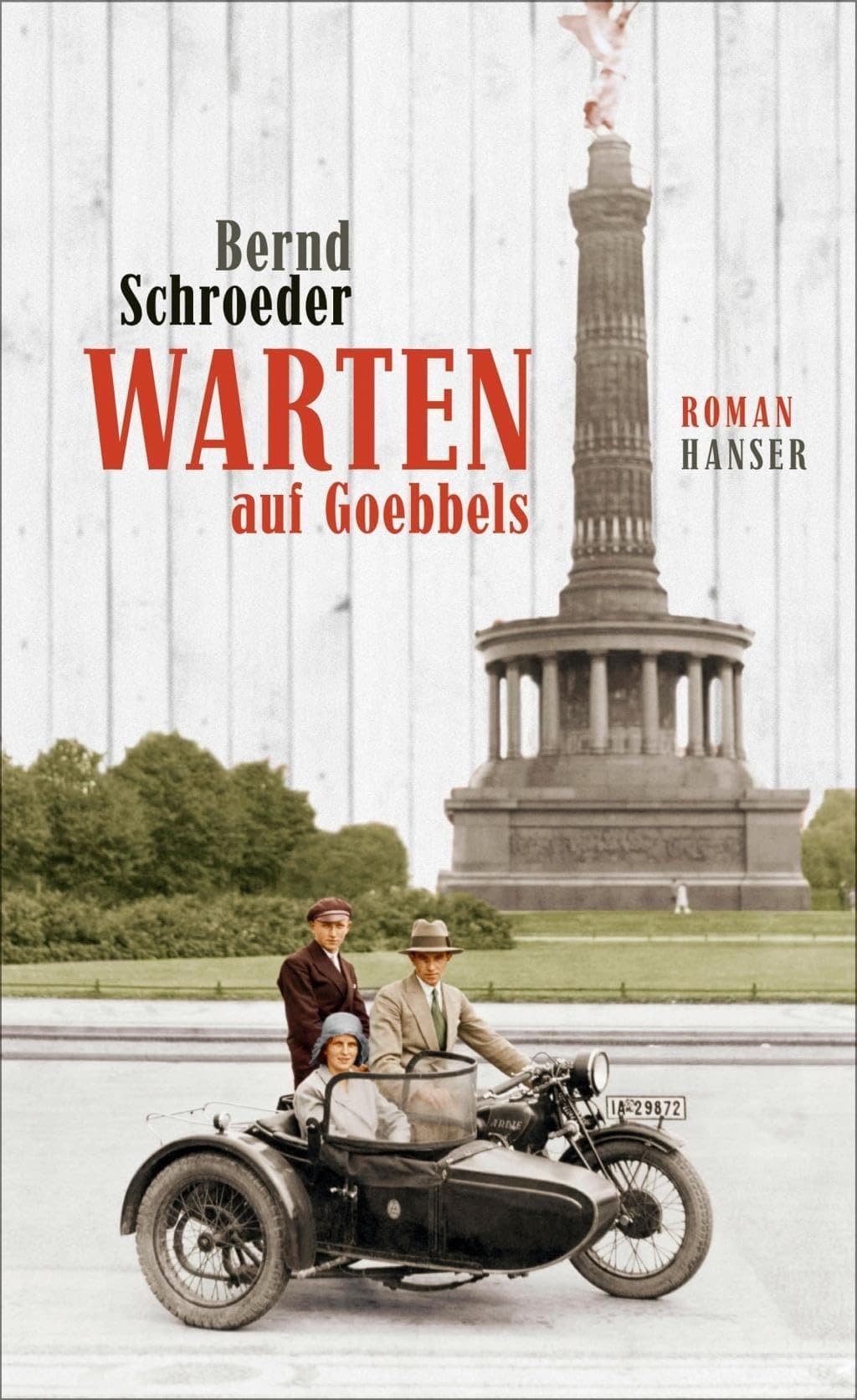 Couverture de Warten auf Goebbels Roman
