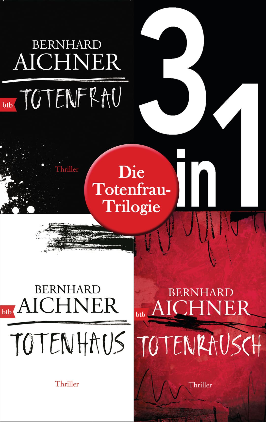 Couverture de Die Totenfrau-Trilogie (3in1-Bundle): Totenfrau / Totenhaus / Totenrausch Romane