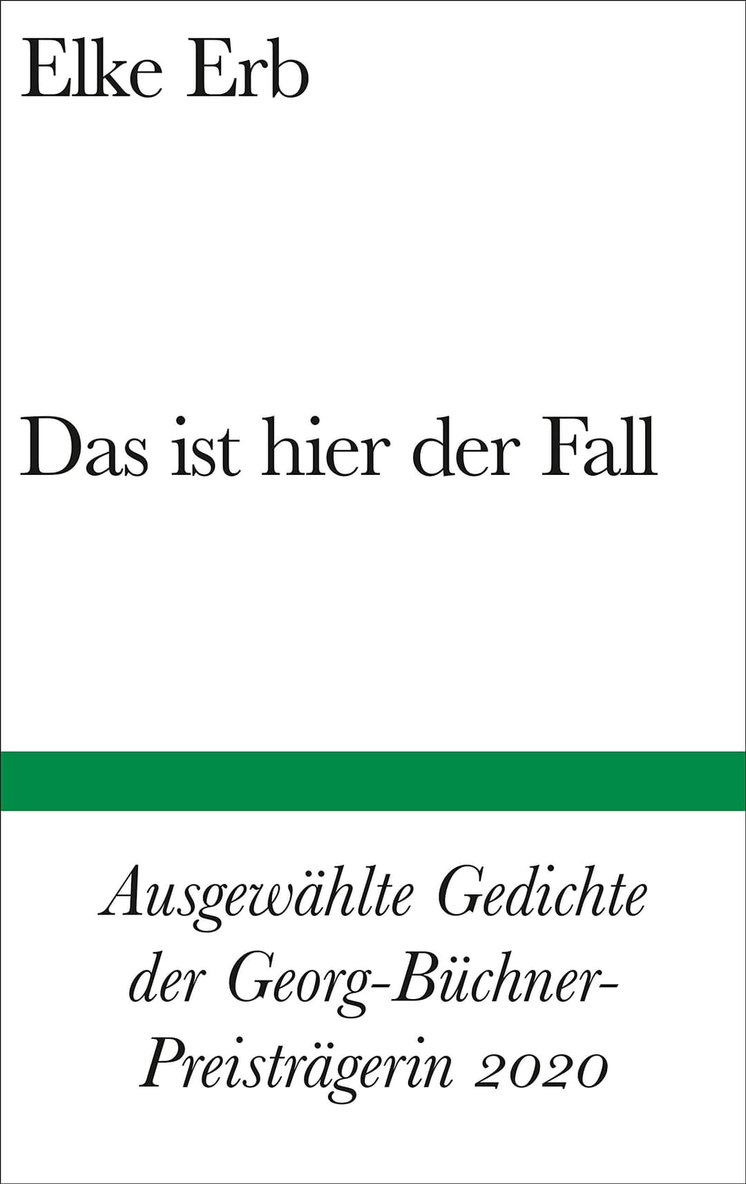 Couverture de Das ist hier der Fall ausgewählte Gedichte