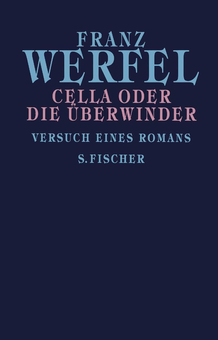 Couverture de Cella oder Die Überwinder Versuch eines Romans