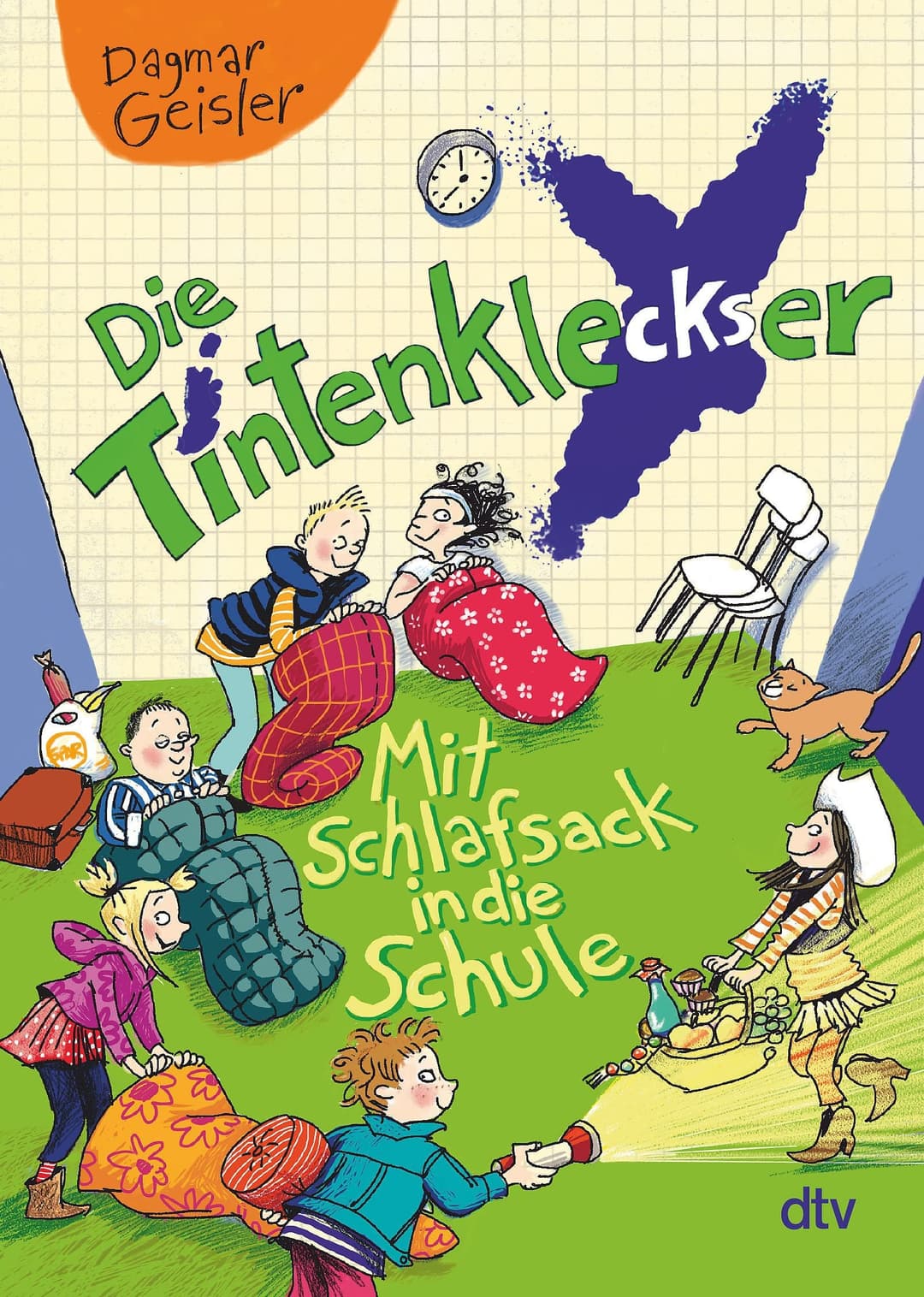 Couverture de Die Tintenkleckser - mit Schlafsack in die Schule