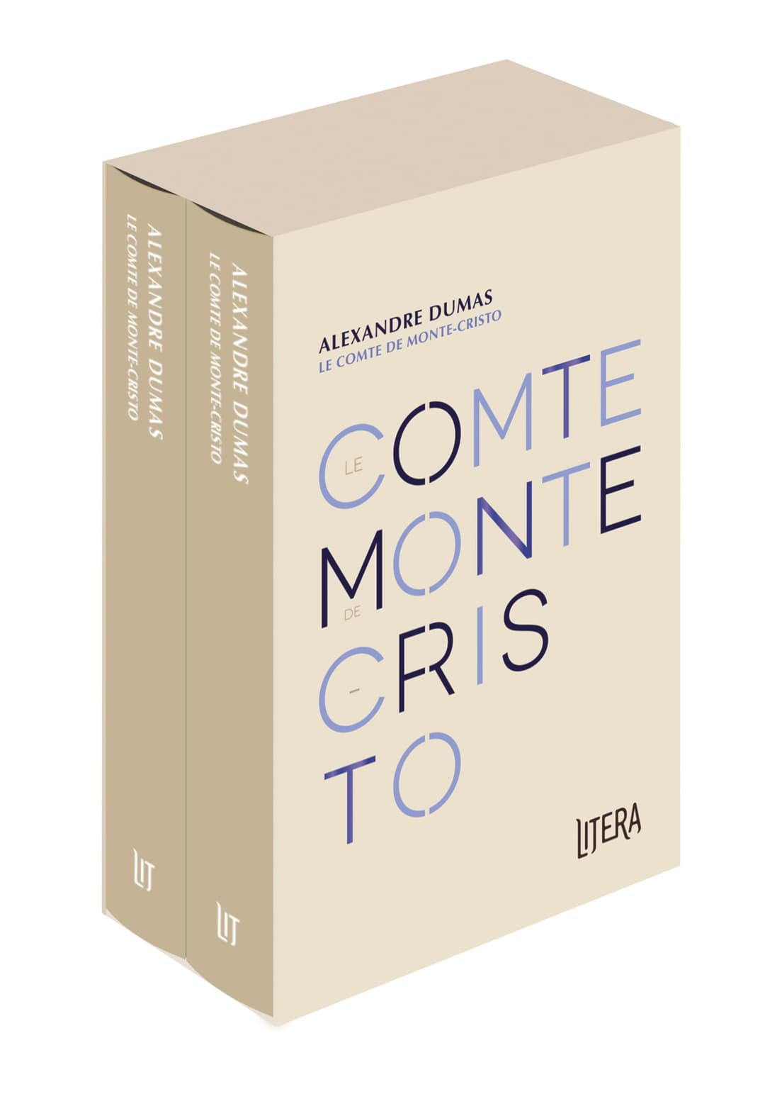 Couverture de Le comte de Monte-Cristo Coffret en 2 volumes