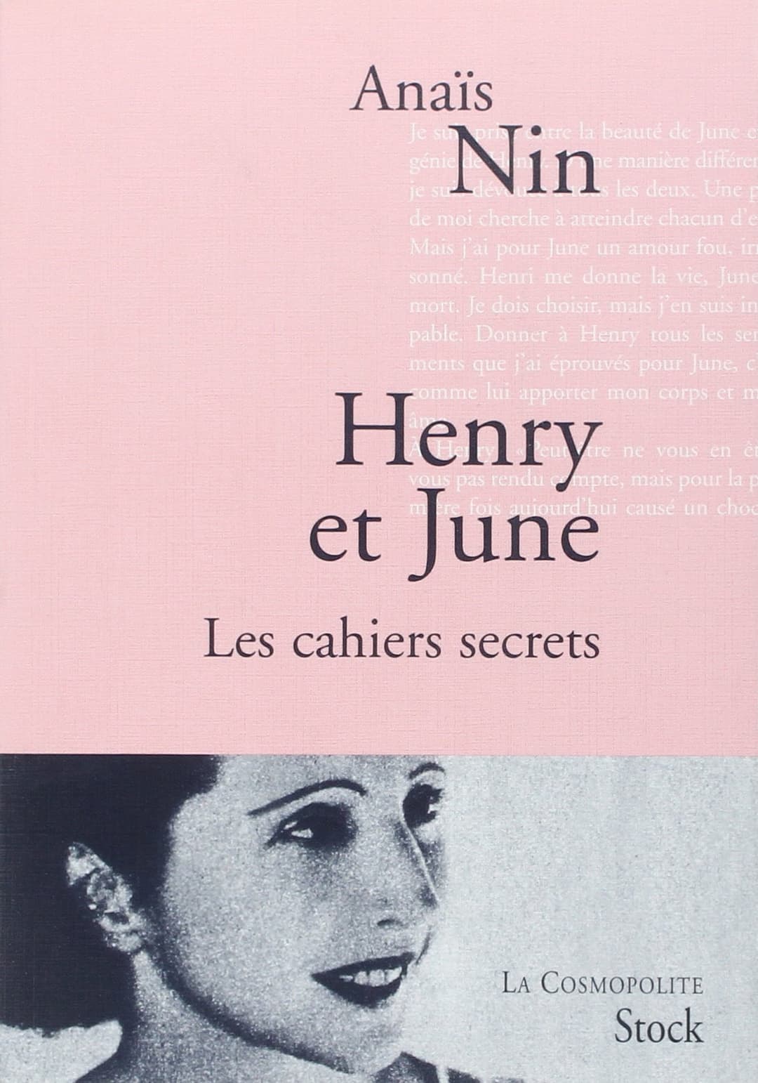 Couverture de Henry et June les cahiers secrets