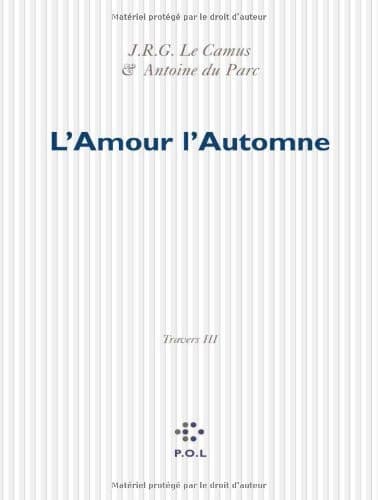 Couverture de Travers Tome 3, L'Amour l'Automne