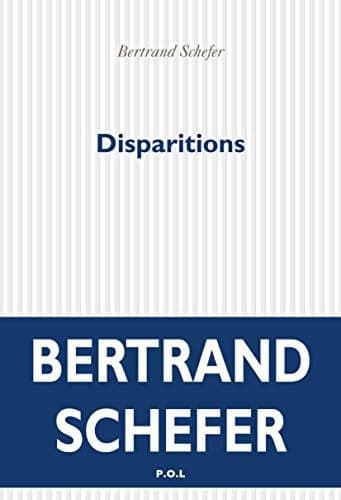Couverture de Disparitions
