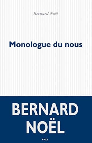 Couverture de Monologue du nous
