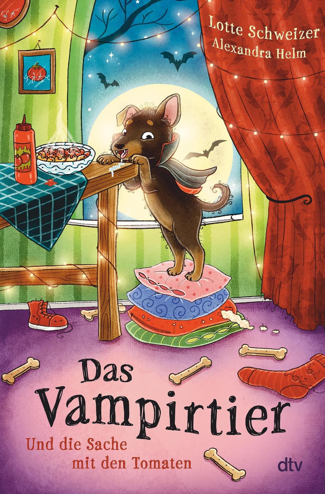 Couverture de Das Vampirtier und die Sache mit den Tomaten - Die perfekte Mischung aus Witz, Charme und einer klitzekleinen Prise wohligem Grusel – zum Vorlesen ab 7 Jahren