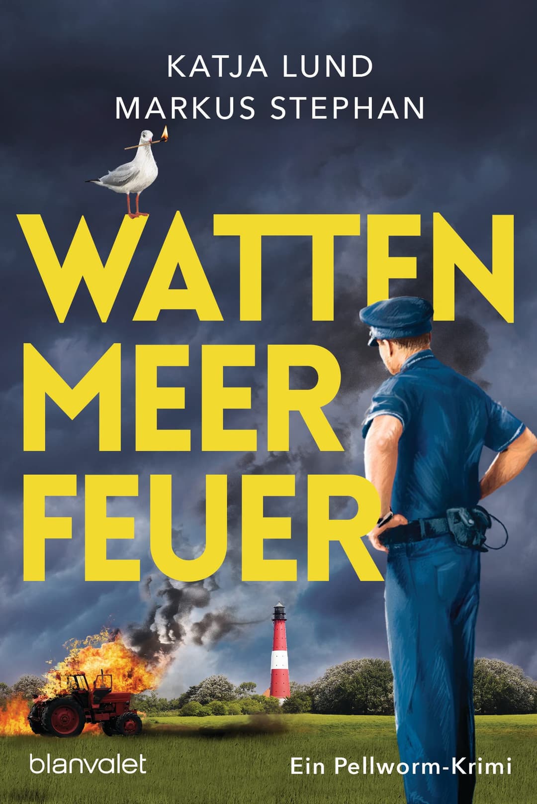 Couverture de Wattenmeerfeuer ein Pellworm-Krimi