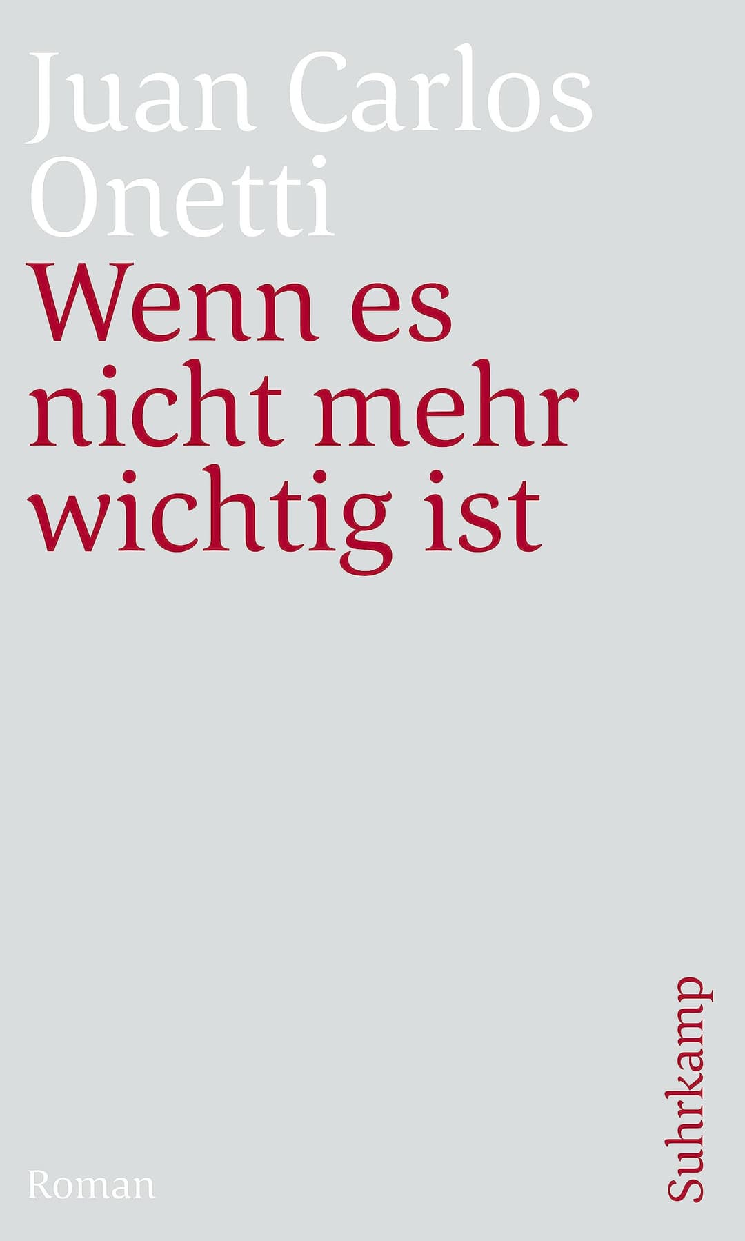 Couverture de Wenn es nicht mehr wichtig ist Roman