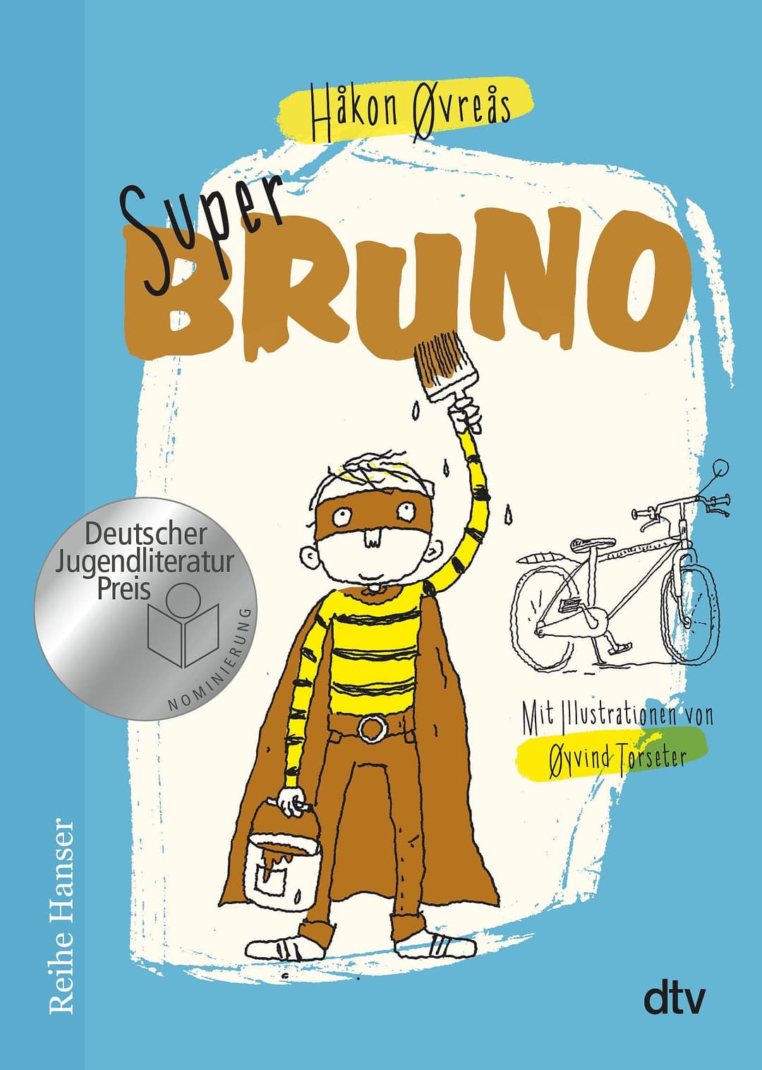 Couverture de Super Bruno ; aus dem Norwegische von Angelika Kutsch ; mit Illustrationen von Øyvind Torseter