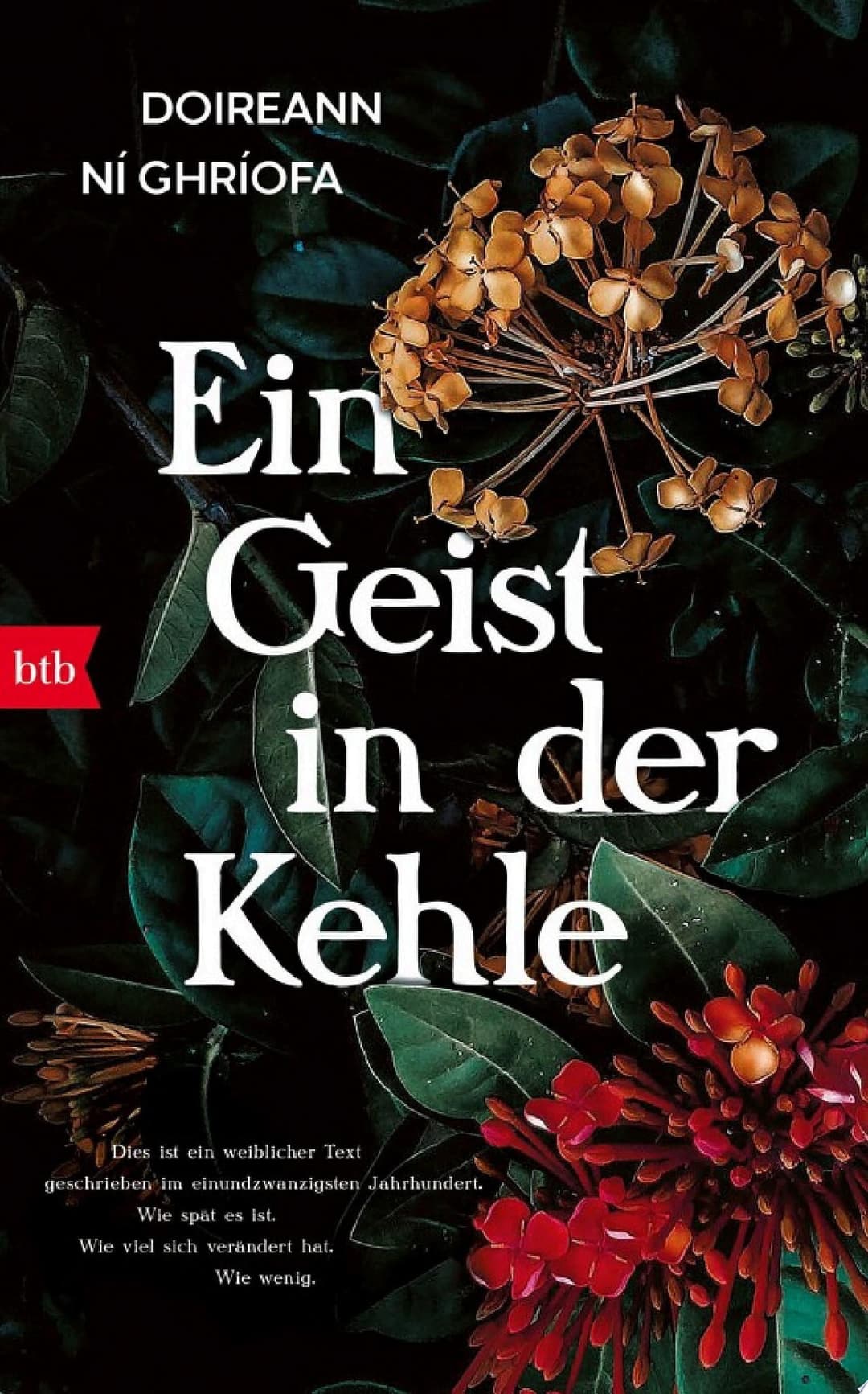 Couverture de Ein Geist in der Kehle