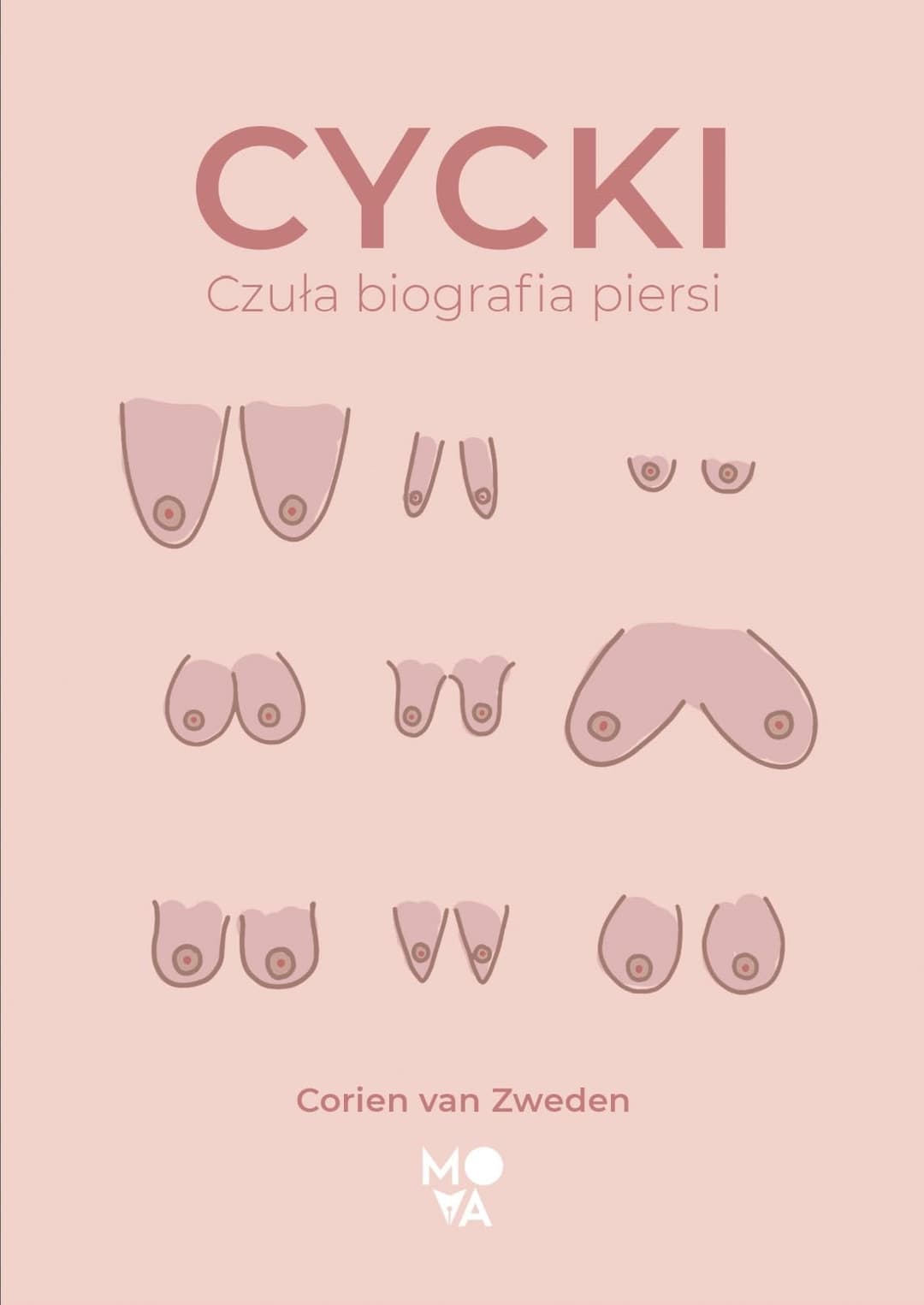 Couverture de Cycki czuła biografia piersi