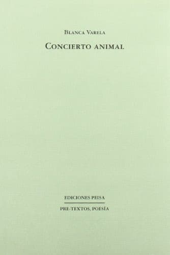 Couverture de Concierto animal ( Poesía) (Spanish Edition)