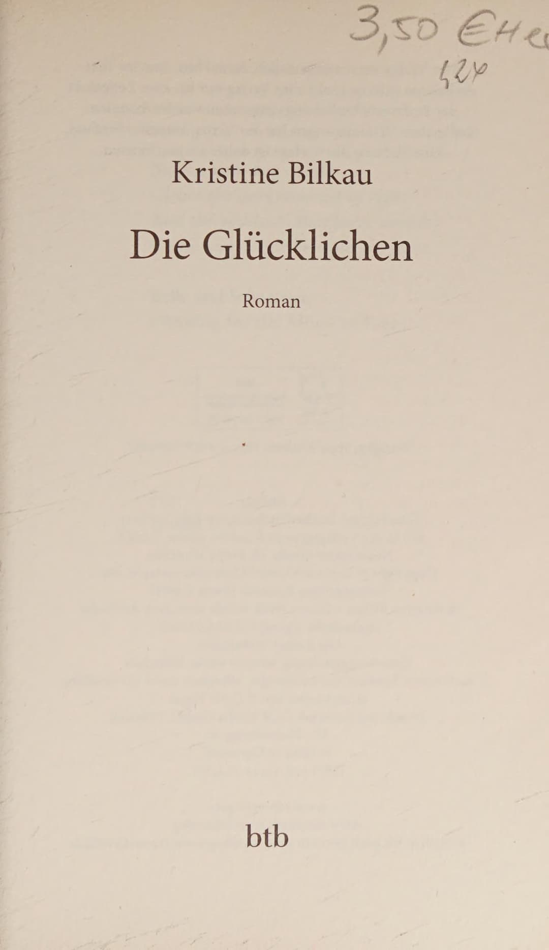 Couverture de Die Glücklichen Roman
