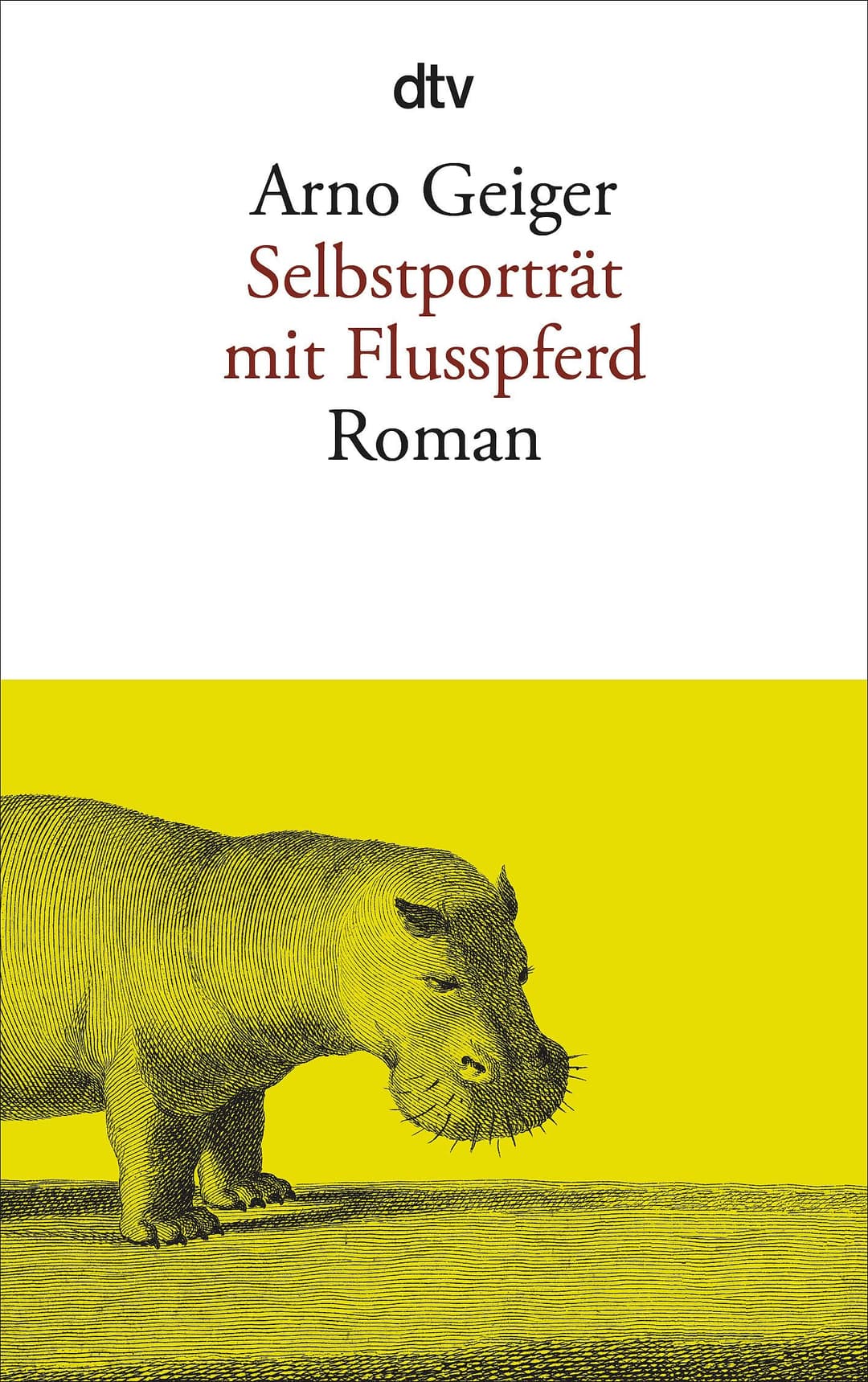 Couverture de Selbstporträt mit Flusspferd Roman