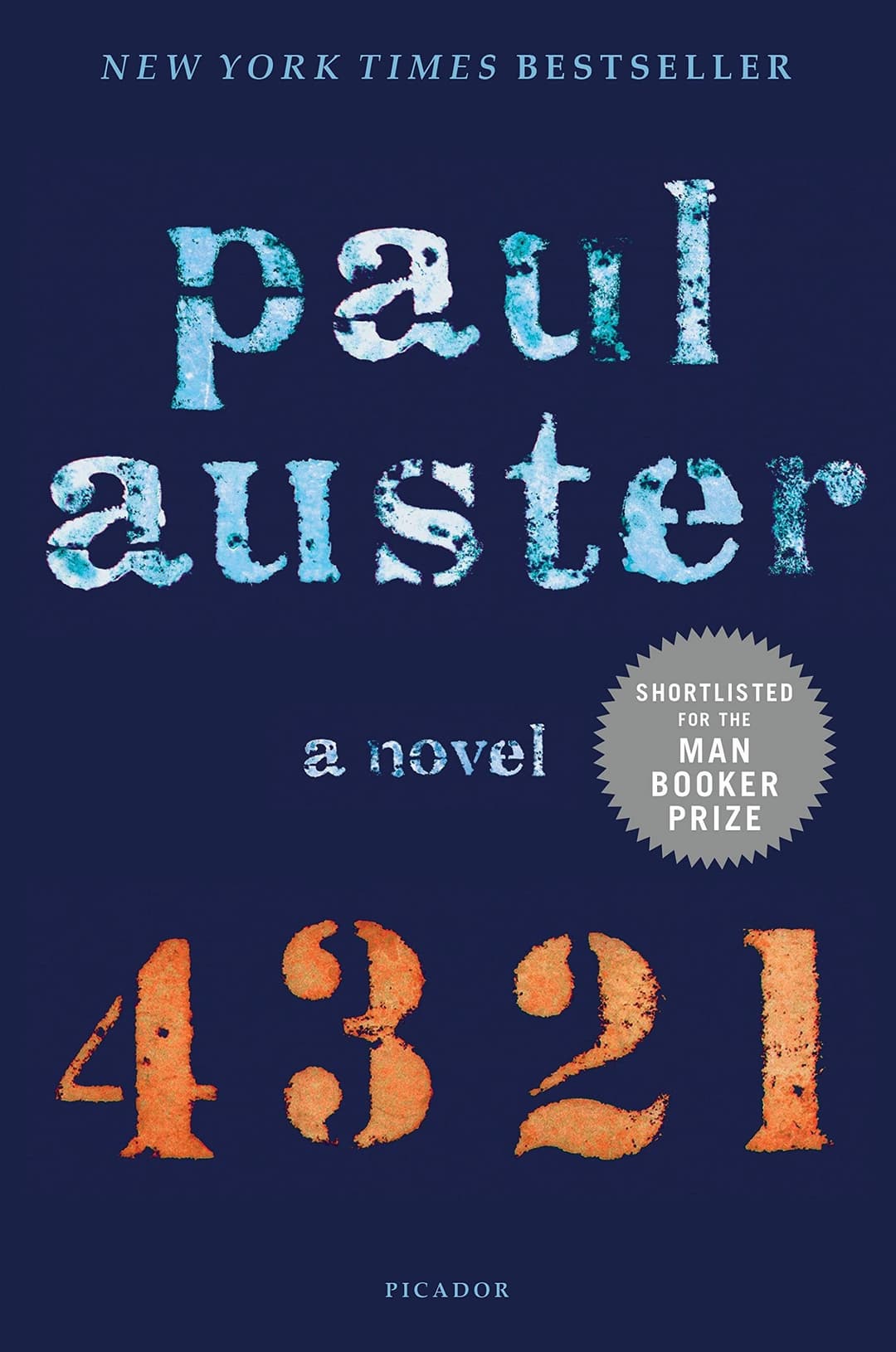 Couverture de 4 3 2 1 A Novel