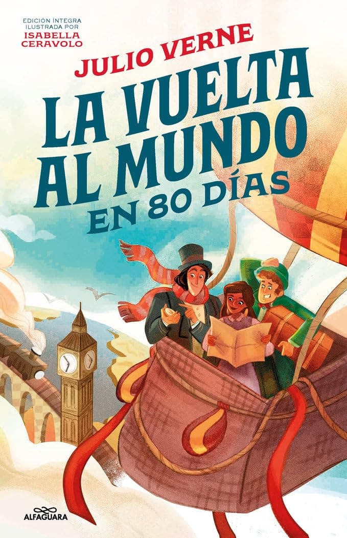 Couverture de La vuelta al mundo en 80 días (Colección Alfaguara Clásicos)