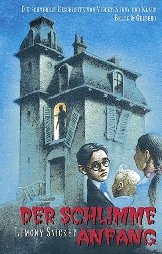 Couverture de Die schaurige Geschichte von Violet, Sunny und Klaus. Bd. 1. Der schlimme Anfang / aus dem Engl. von Klaus Weimann