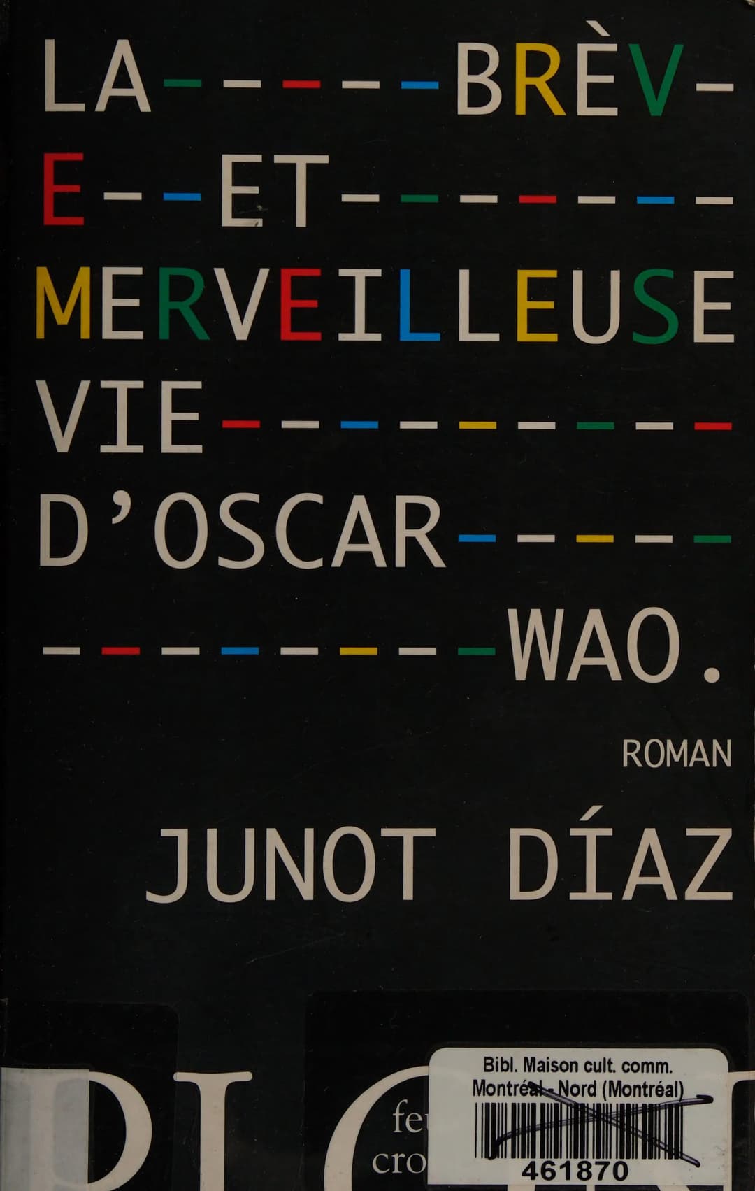 Couverture de La brève et merveilleuse vie d'Oscar Wao