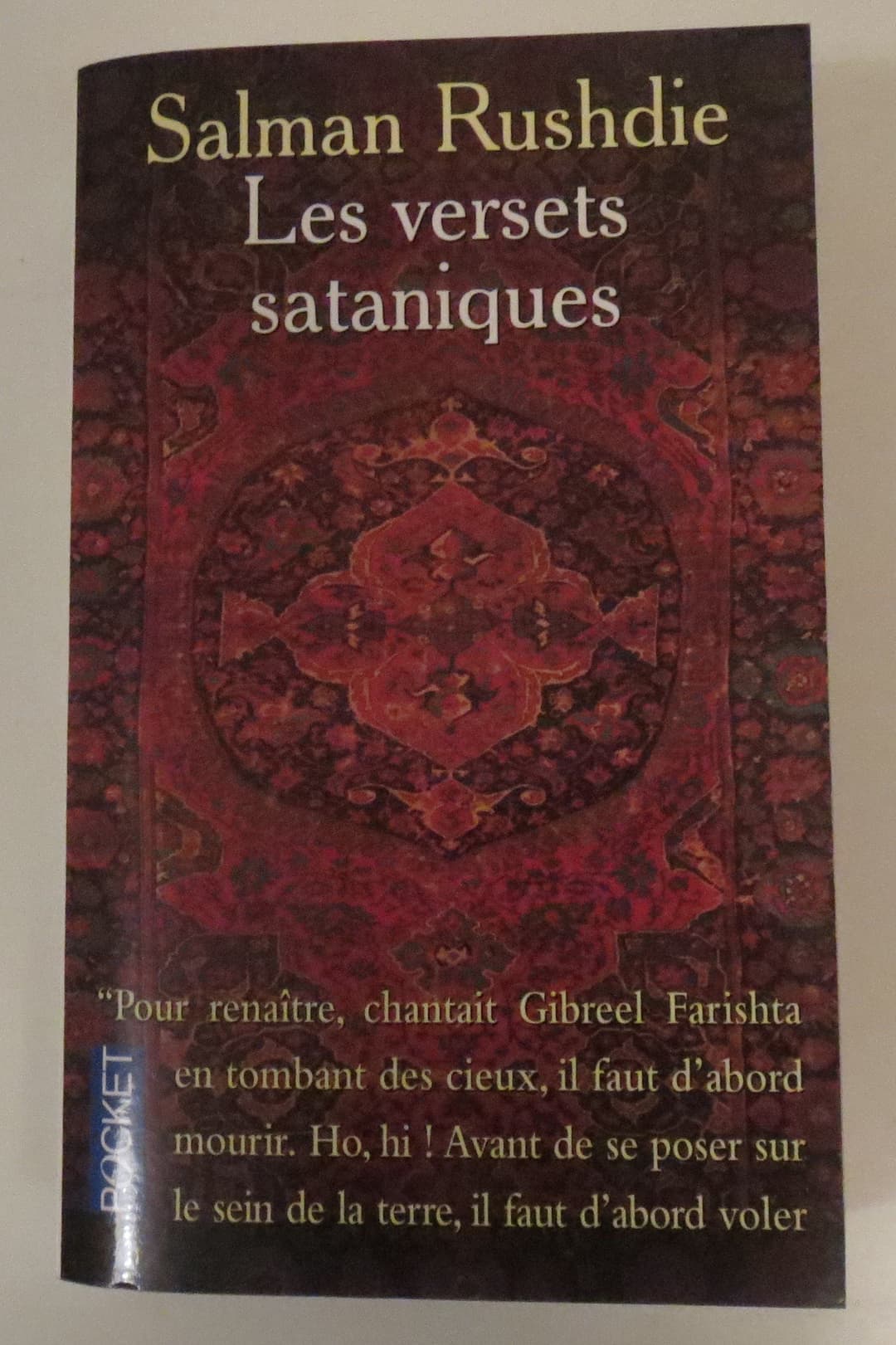 Couverture de Les versets sataniques: roman