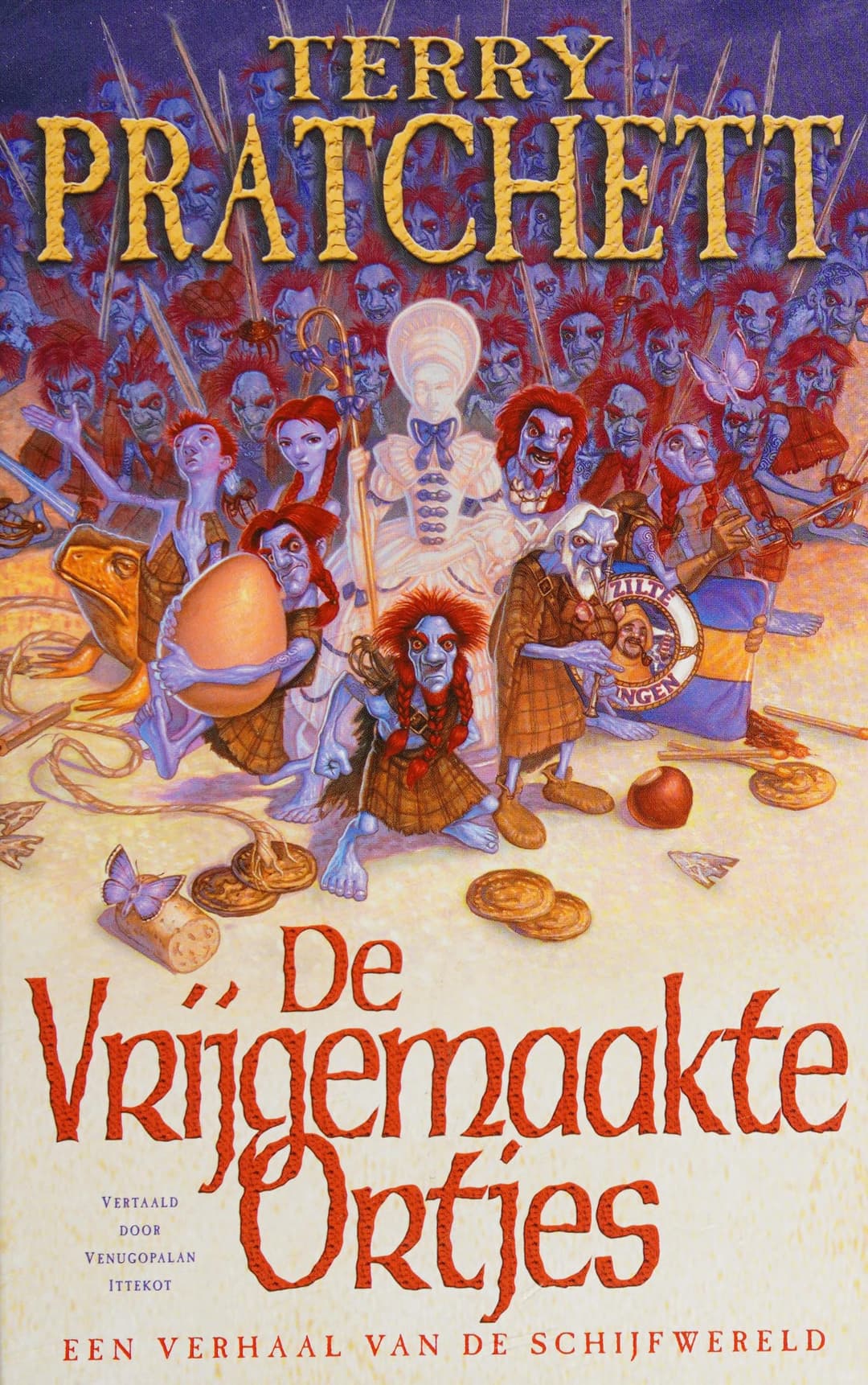 Couverture de De vrijgemaakte ortjes: een verhaal van de schijfwereld