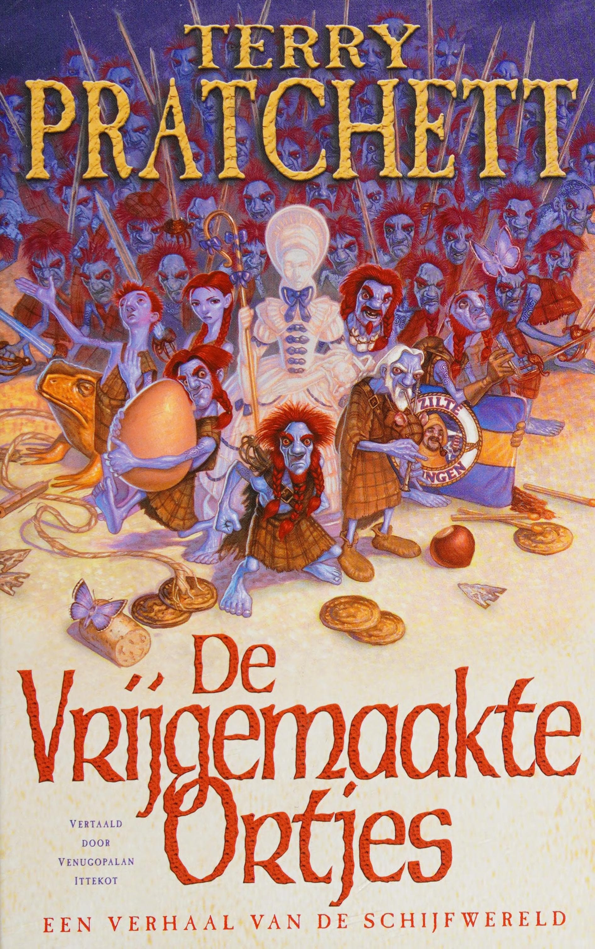 Couverture de De vrijgemaakte ortjes: een verhaal van de schijfwereld