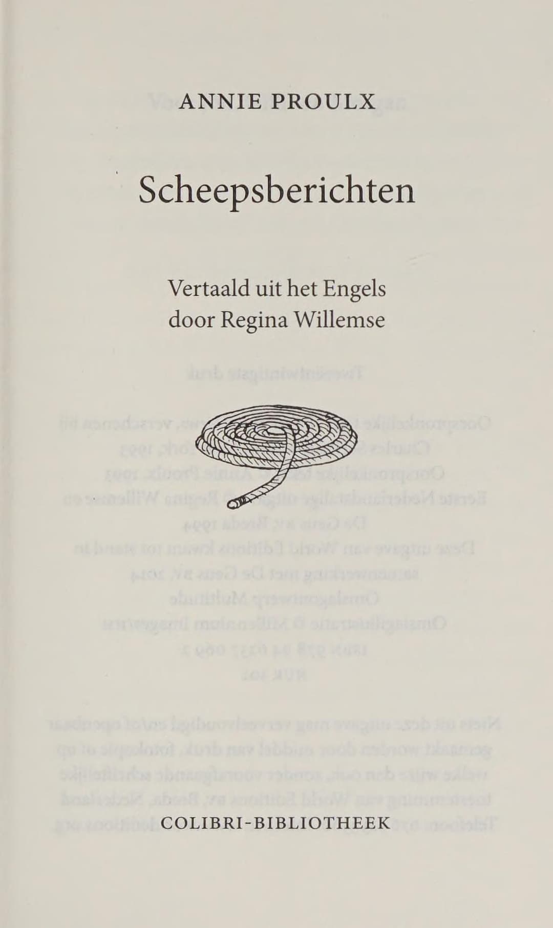 Couverture de Scheepsberichten