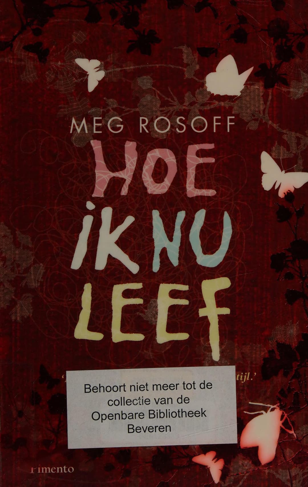 Couverture de Hoe ik nu leef