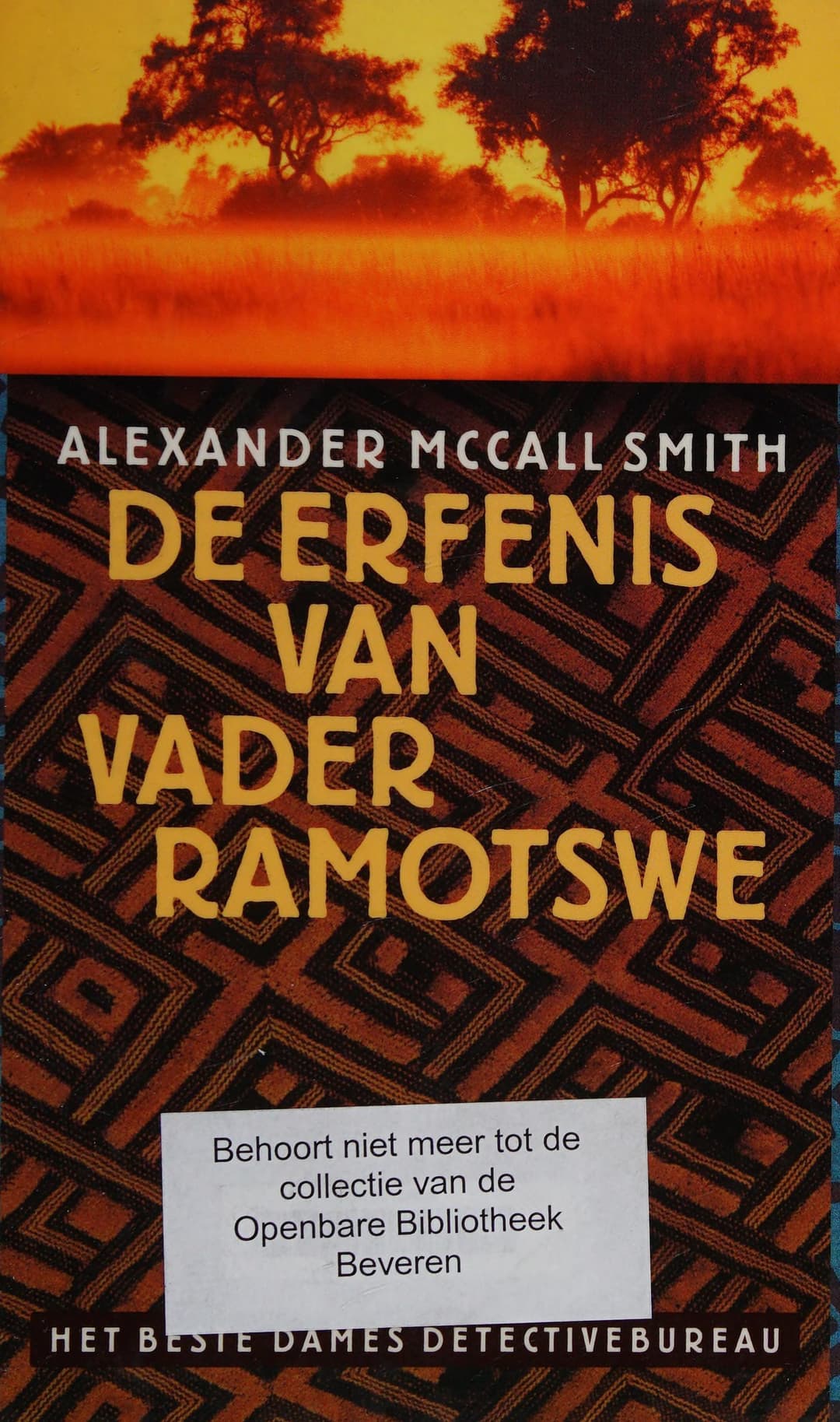Couverture de De erfenis van vader Ramotswe