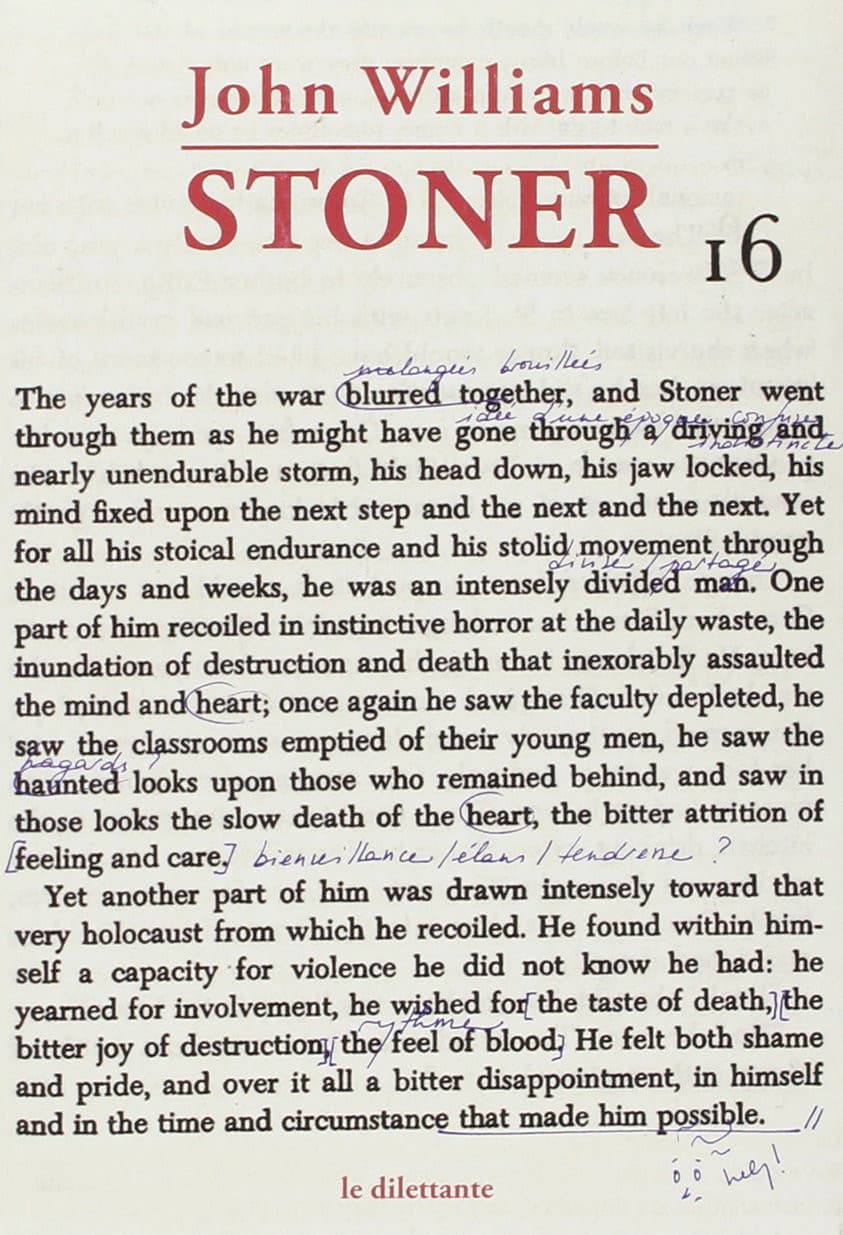 Couverture de Stoner