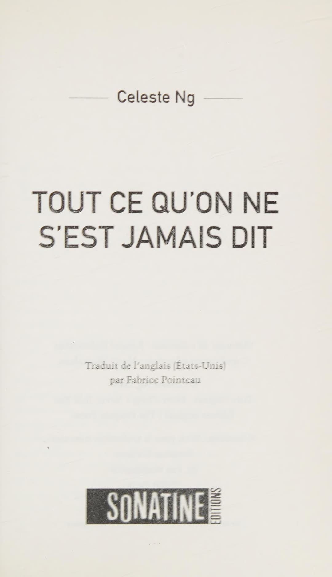 Couverture de Tout ce qu'on ne s'est jamais dit