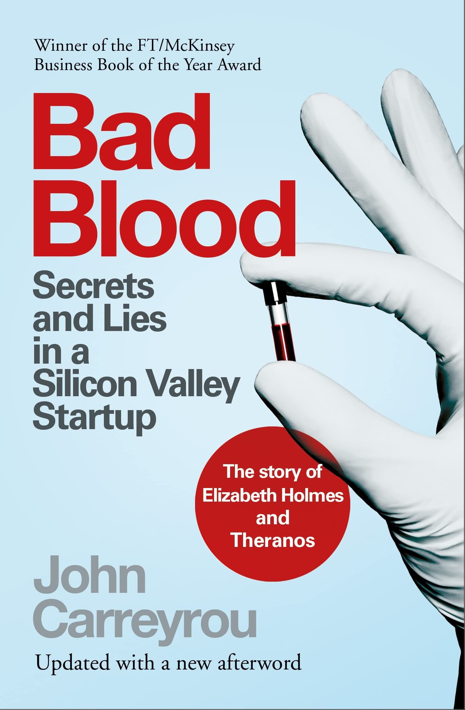 Couverture de Bad blood: secrets and lies in a Silicon Valley startup