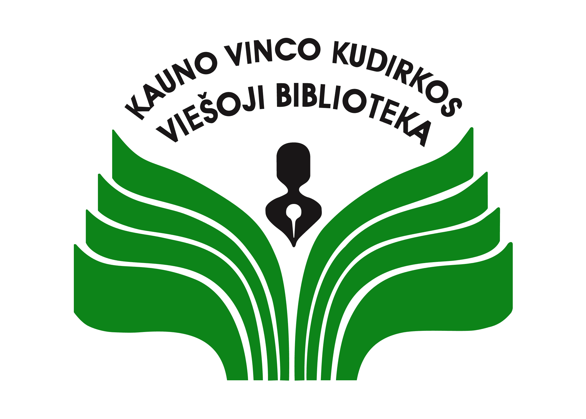 Logo logotipas kudirkos biblioteka